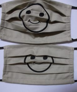 1 db mosolygós textil szájmaszk -1