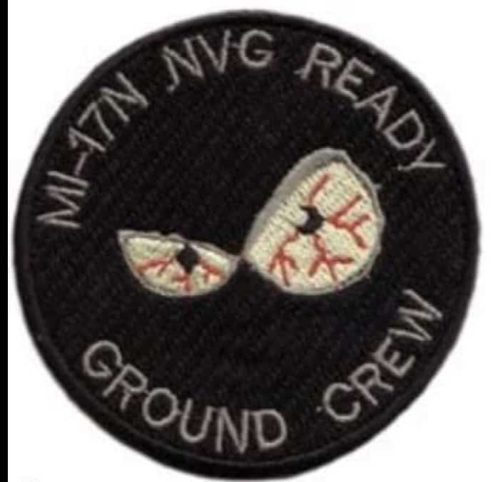 MI-17N NVG READY GROUND CREW felvarró